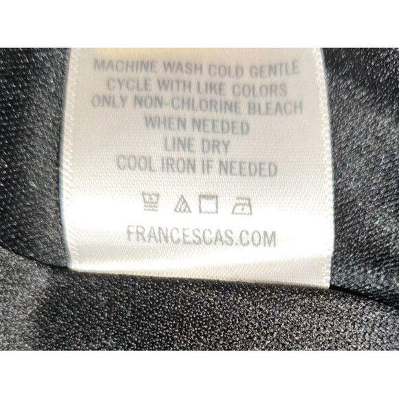 FRANCESCA’S Blue Rain Leopard Print Short Sleeved Wrap Dress Medium 888010 New N - Picture 10 of 10